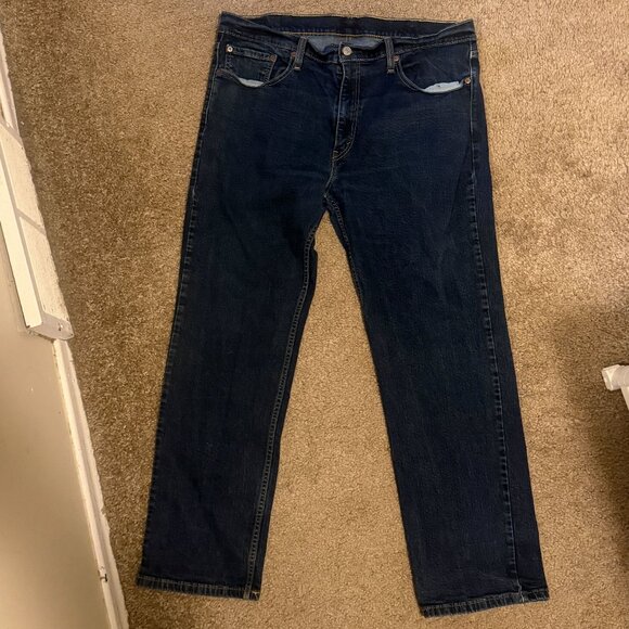 Levi's 514 Straight Fit Jeans | Dark Wash | 38x30 - Picture 1 of 6